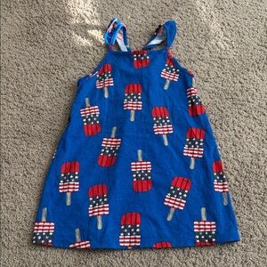 Therabouts-Blue Dress with Popsicle Print